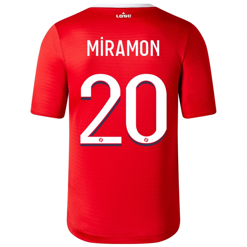 Kinderen Ignacio Miramón #20 Rood Thuisshirt Thuistenue 2023/24 T-Shirt België