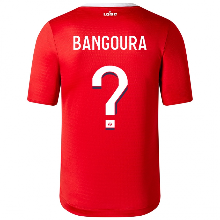 Kinder Abdoulaye Zakha Bangoura #0 Rot Heimtrikot Trikot 2023/24 T-Shirt Belgien