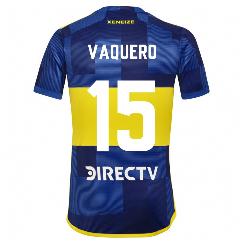 Kinderen Ivan Vaquero #15 Donkerblauw Geel Thuisshirt Thuistenue 2023/24 T-Shirt België
