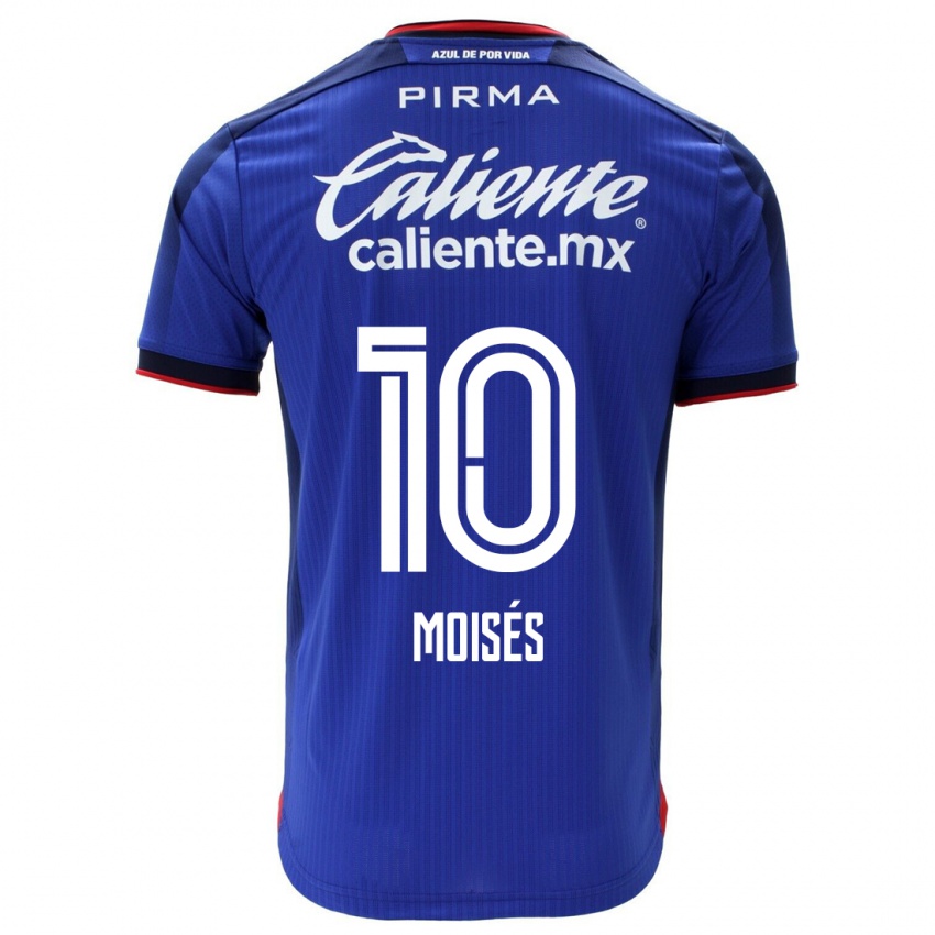 Kinder Moisés Vieira #10 Blau Heimtrikot Trikot 2023/24 T-Shirt Belgien