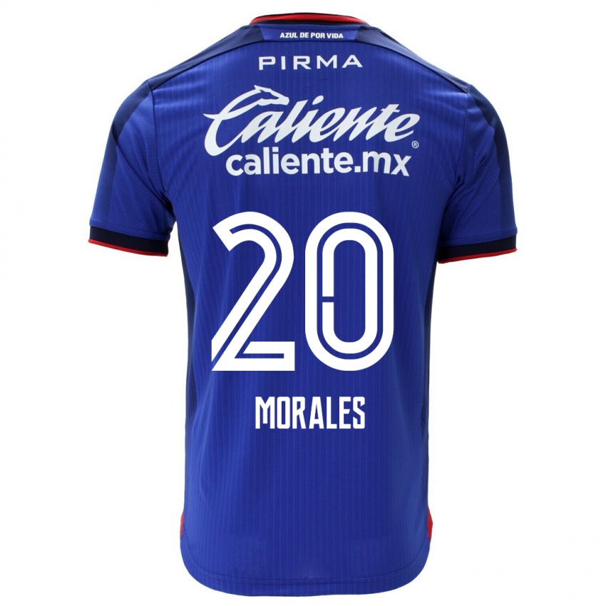 Kinder Iván Morales #20 Blau Heimtrikot Trikot 2023/24 T-Shirt Belgien