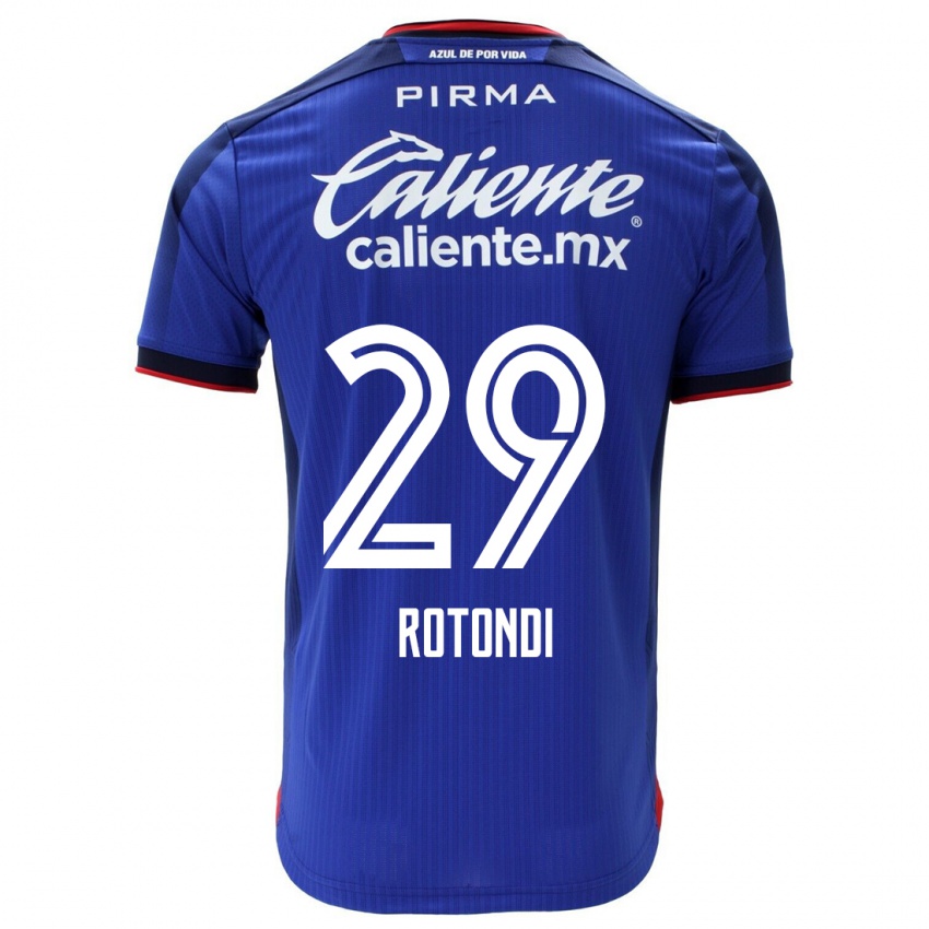 Kinder Carlos Rotondi #29 Blau Heimtrikot Trikot 2023/24 T-Shirt Belgien