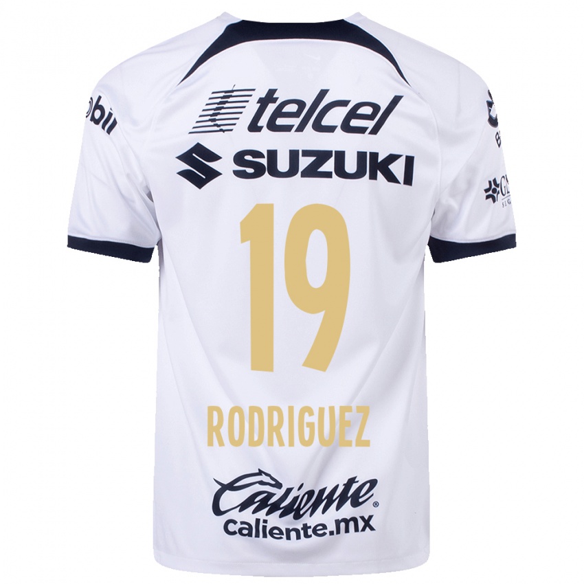 Enfant Maillot Yaneisy Rodriguez #19 Blanc Tenues Domicile 2023/24 T-Shirt Belgique