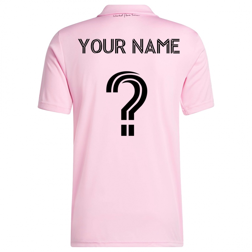 Kinder Ihren Namen #0 Rosa Heimtrikot Trikot 2023/24 T-Shirt Belgien