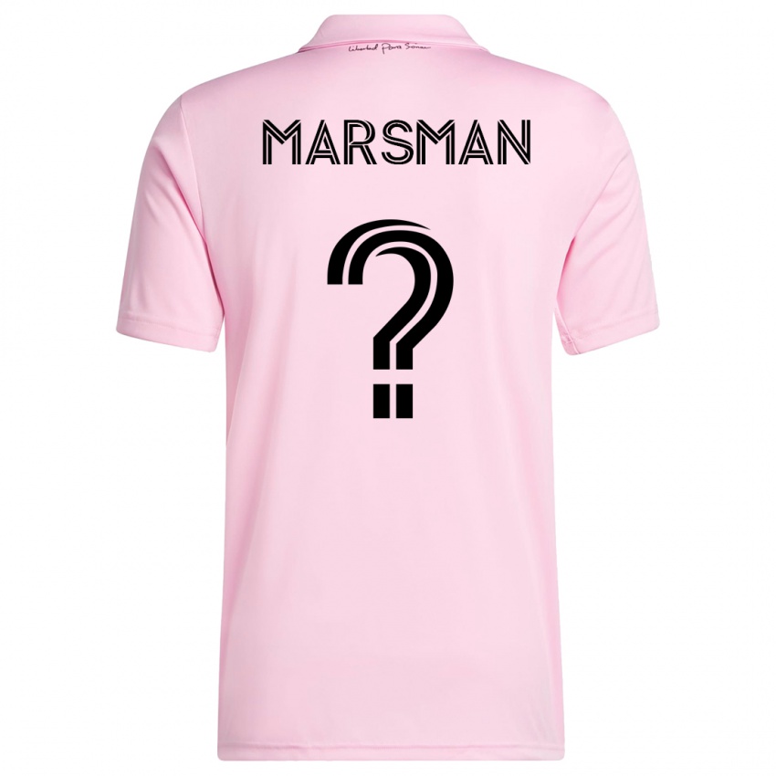 Kinder Nick Marsman #0 Rosa Heimtrikot Trikot 2023/24 T-Shirt Belgien