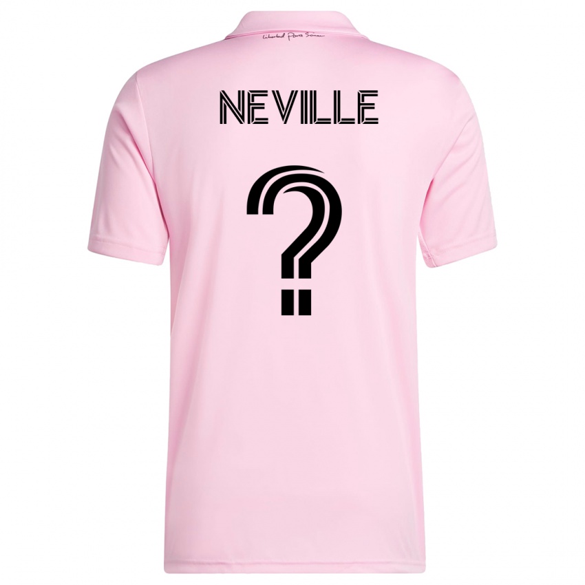 Kinder Harvey Neville #0 Rosa Heimtrikot Trikot 2023/24 T-Shirt Belgien