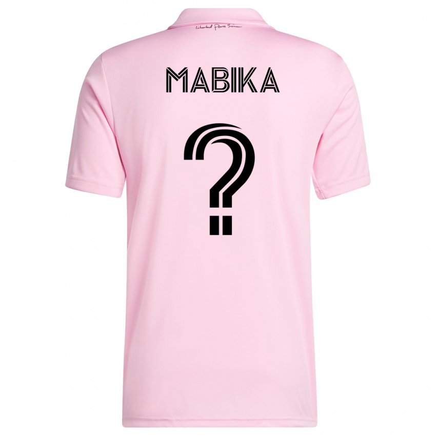 Kinder Aimé Mabika #0 Rosa Heimtrikot Trikot 2023/24 T-Shirt Belgien