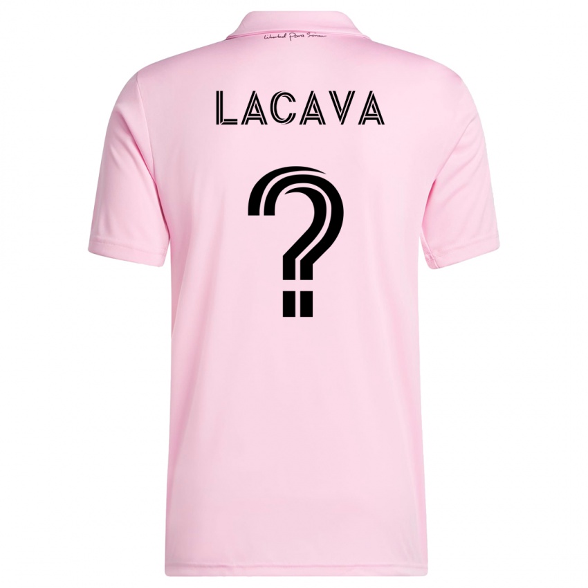 Kinder Jake Lacava #0 Rosa Heimtrikot Trikot 2023/24 T-Shirt Belgien