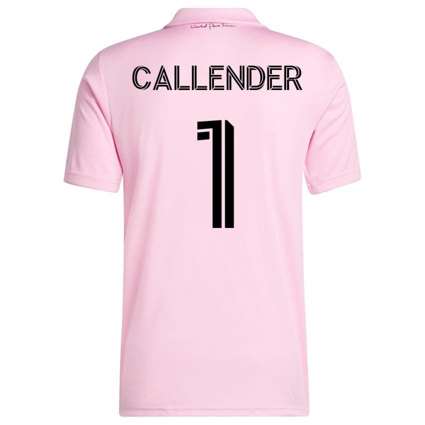 Kinder Drake Callender #1 Rosa Heimtrikot Trikot 2023/24 T-Shirt Belgien