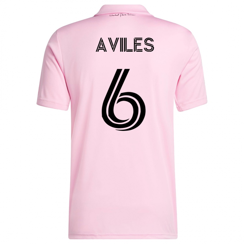 Kinder Tomás Avilés #6 Rosa Heimtrikot Trikot 2023/24 T-Shirt Belgien
