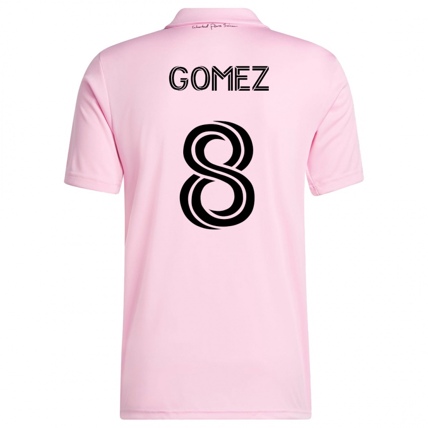 Kinder Diego Gómez #8 Rosa Heimtrikot Trikot 2023/24 T-Shirt Belgien