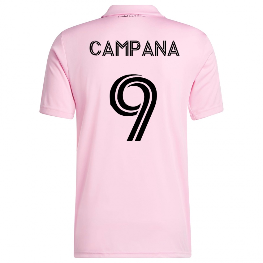 Kinder Leonardo Campana #9 Rosa Heimtrikot Trikot 2023/24 T-Shirt Belgien