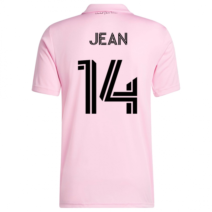 Kinder Corentin Jean #14 Rosa Heimtrikot Trikot 2023/24 T-Shirt Belgien