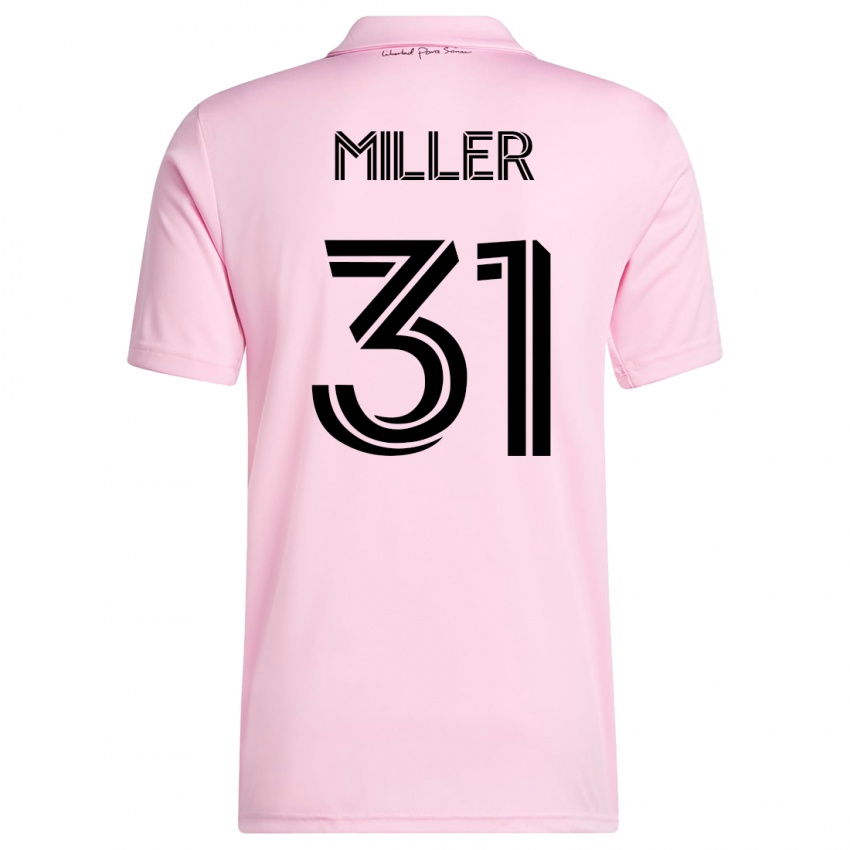 Kinder Kamal Miller #31 Rosa Heimtrikot Trikot 2023/24 T-Shirt Belgien