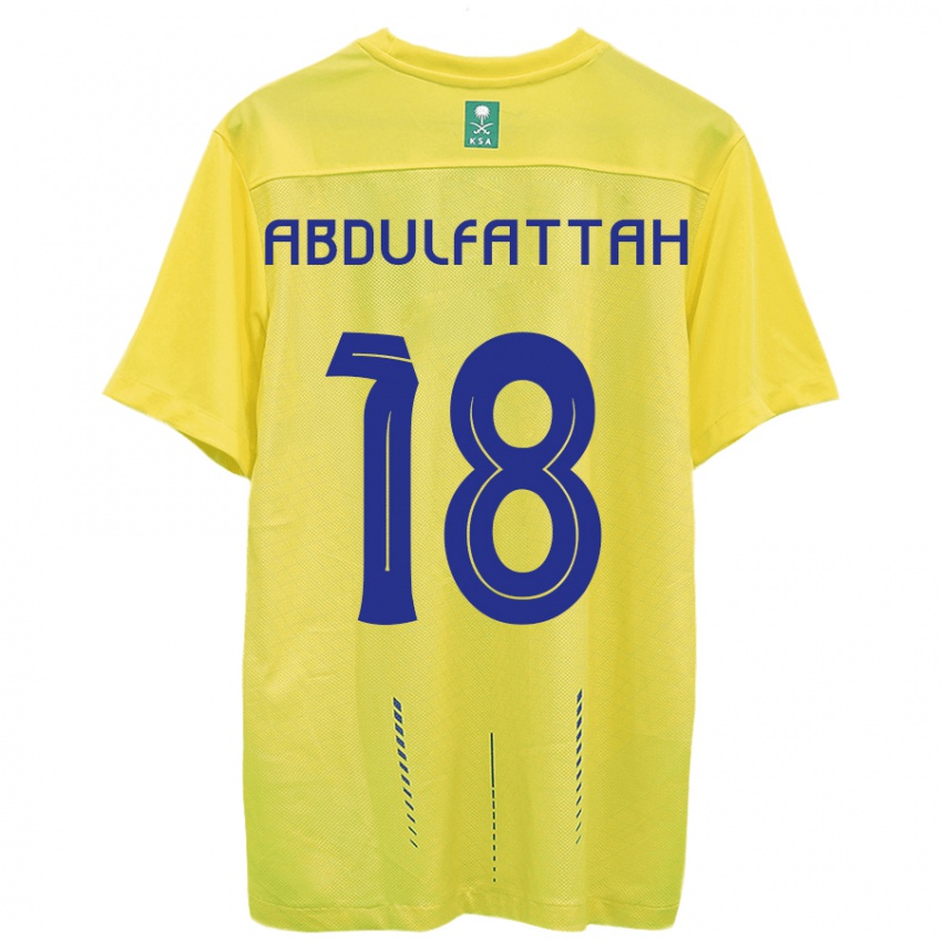 Kinder Abdulfattah Adam #18 Gelb Heimtrikot Trikot 2023/24 T-Shirt Belgien