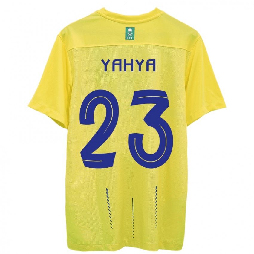 Kinder Ayman Yahya #23 Gelb Heimtrikot Trikot 2023/24 T-Shirt Belgien