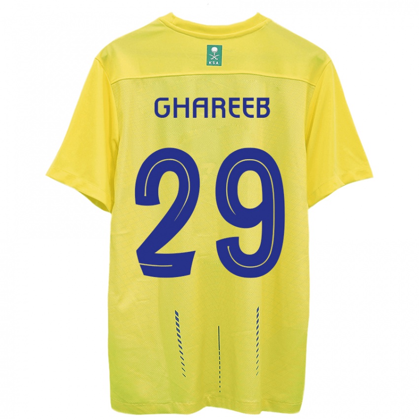 Kinder Abdulrahman Ghareeb #29 Gelb Heimtrikot Trikot 2023/24 T-Shirt Belgien