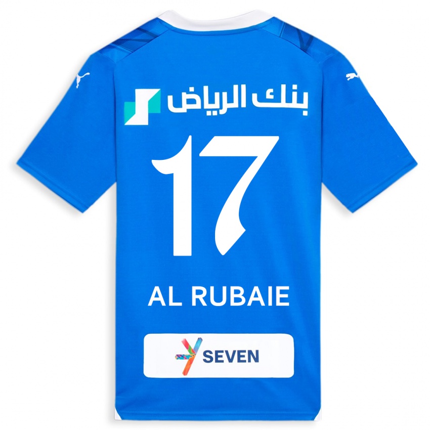 Kinder Mohammed Al-Rubaie #17 Blau Heimtrikot Trikot 2023/24 T-Shirt Belgien