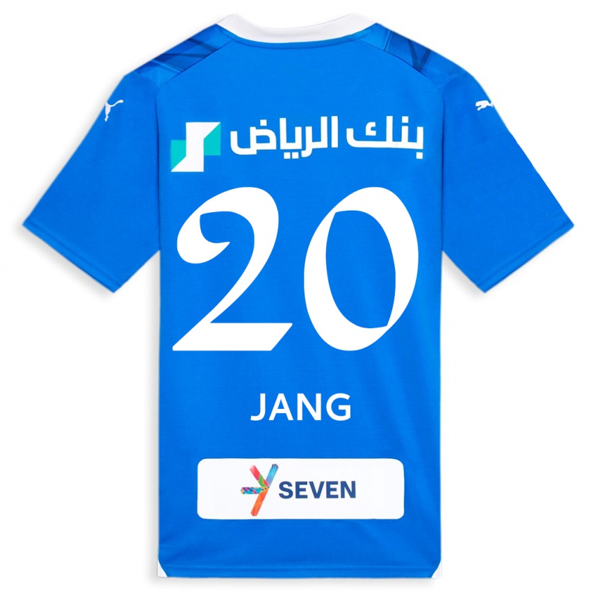 Kinder Hyun-Soo Jang #20 Blau Heimtrikot Trikot 2023/24 T-Shirt Belgien