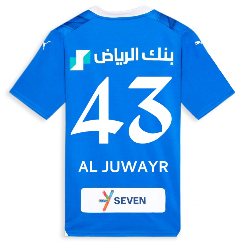 Kinder Musab Al-Juwayr #43 Blau Heimtrikot Trikot 2023/24 T-Shirt Belgien