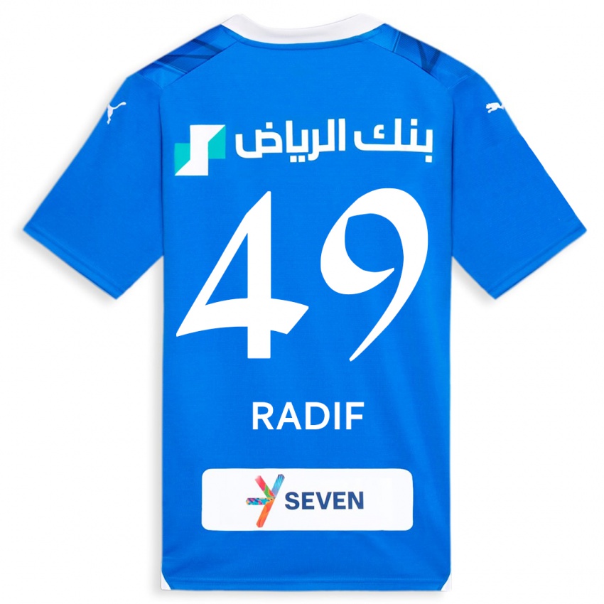 Kinderen Abdullah Radif #49 Blauw Thuisshirt Thuistenue 2023/24 T-Shirt België