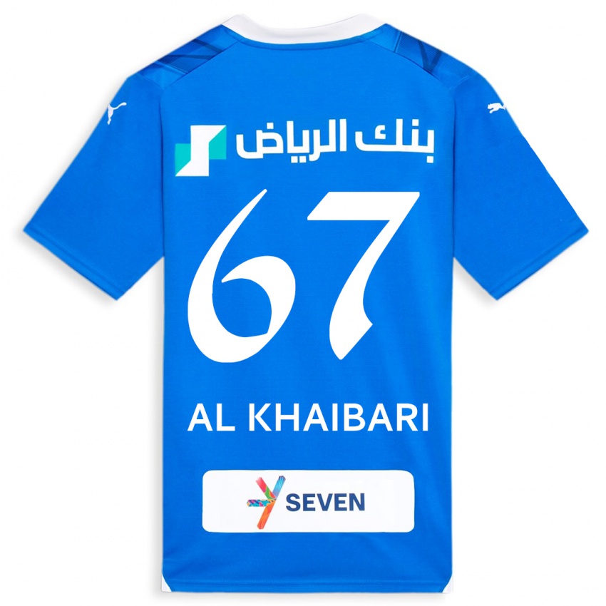 Kinder Mohammed Al-Khaibari #67 Blau Heimtrikot Trikot 2023/24 T-Shirt Belgien