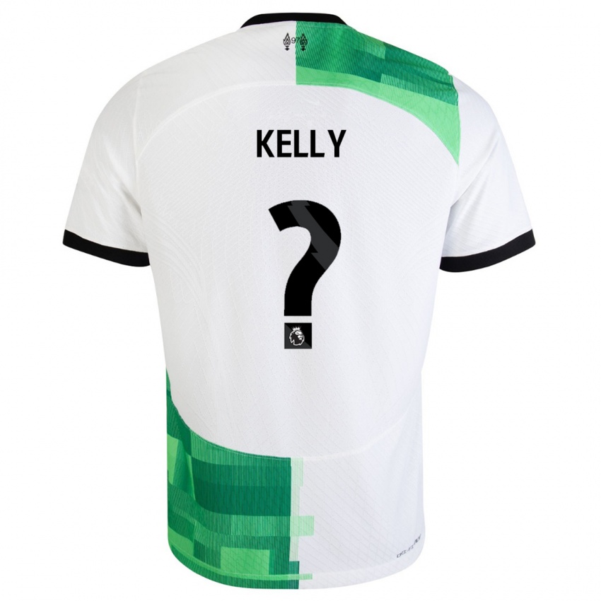Kinder Kyle Kelly #0 Weiß Grün Auswärtstrikot Trikot 2023/24 T-Shirt Belgien