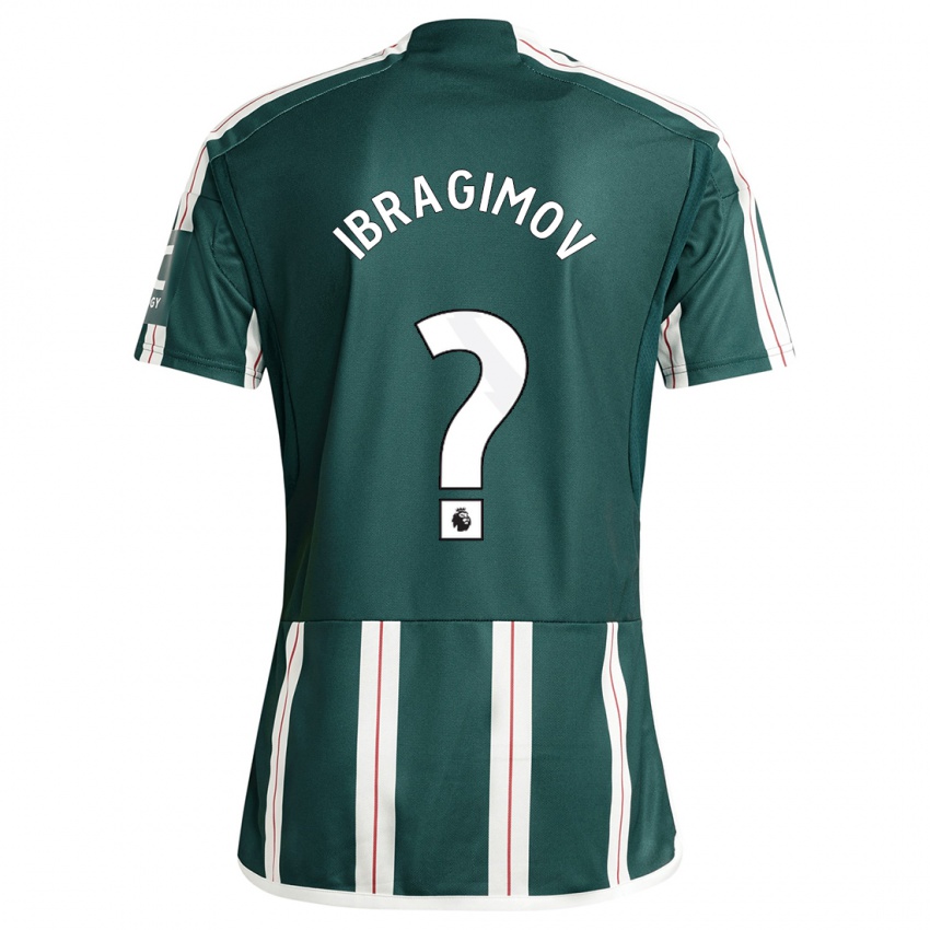 Kinder Amir Ibragimov #0 Dunkelgrün Auswärtstrikot Trikot 2023/24 T-Shirt Belgien