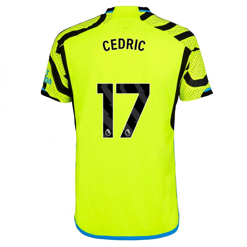 Kinder Cedric Soares #17 Gelb Auswärtstrikot Trikot 2023/24 T-Shirt Belgien