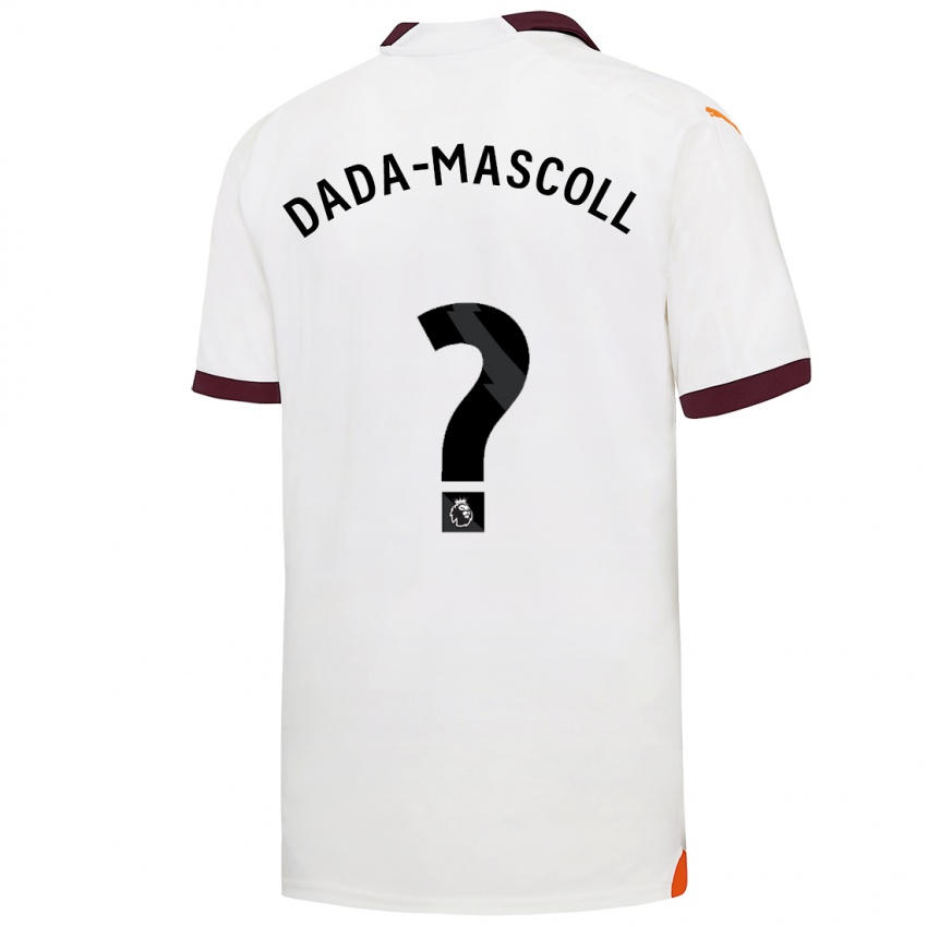 Kinder Isaiah Dada-Mascoll #0 Weiß Auswärtstrikot Trikot 2023/24 T-Shirt Belgien