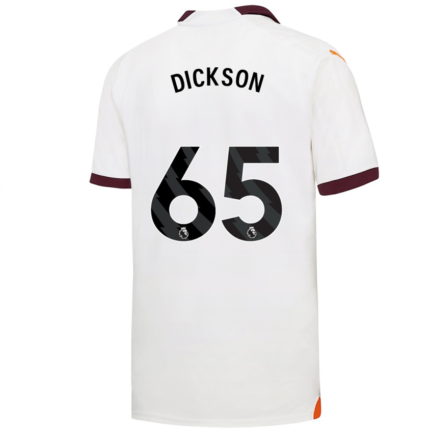 Kinder Will Dickson #65 Weiß Auswärtstrikot Trikot 2023/24 T-Shirt Belgien