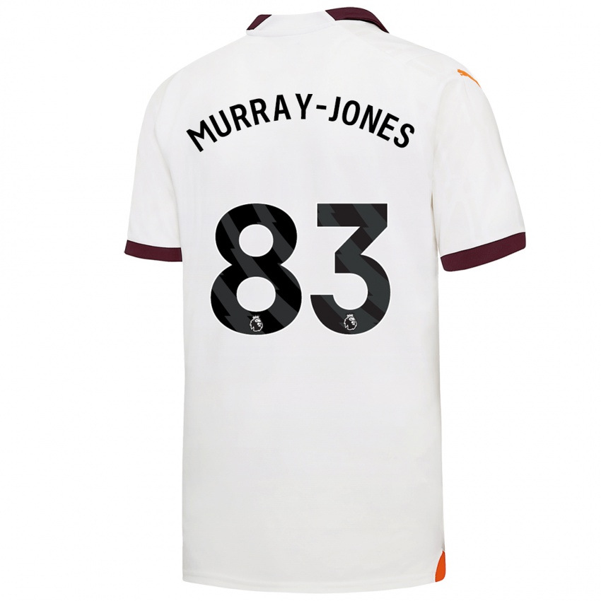Enfant Maillot George Murray-Jones #83 Blanc Tenues Extérieur 2023/24 T-Shirt Belgique