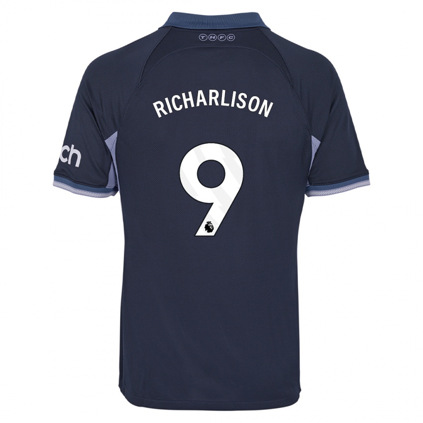 Enfant Maillot Richarlison #9 Bleu Foncé Tenues Extérieur 2023/24 T-Shirt Belgique