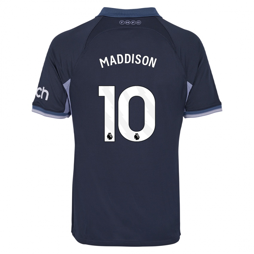 Kinder James Maddison #10 Dunkelblau Auswärtstrikot Trikot 2023/24 T-Shirt Belgien