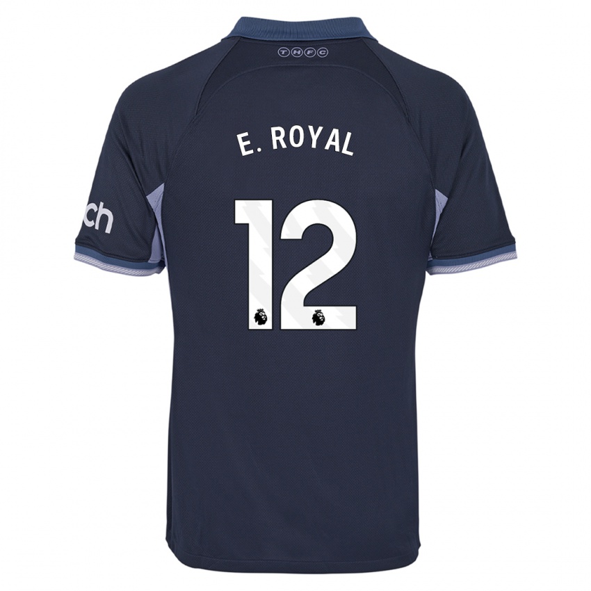 Kinderen Emerson Royal #12 Donkerblauw Uitshirt Uittenue 2023/24 T-Shirt België