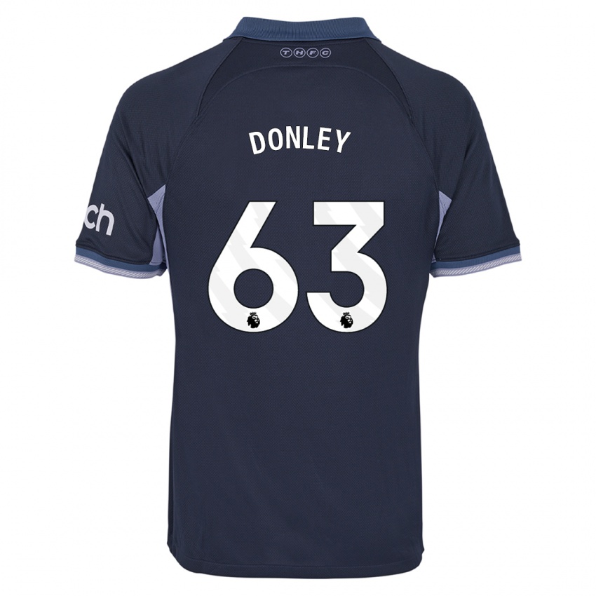 Kinder Jamie Donley #63 Dunkelblau Auswärtstrikot Trikot 2023/24 T-Shirt Belgien