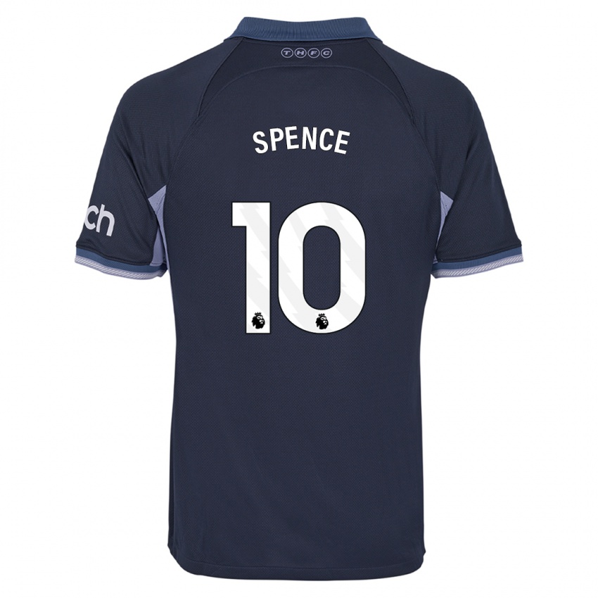 Enfant Maillot Drew Spence #10 Bleu Foncé Tenues Extérieur 2023/24 T-Shirt Belgique