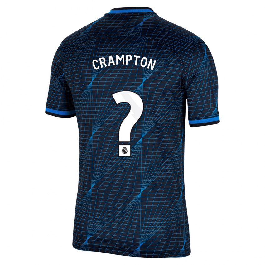 Kinderen Kai Crampton #0 Donkerblauw Uitshirt Uittenue 2023/24 T-Shirt België