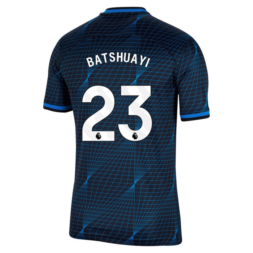 Kinderen Michy Batshuayi #23 Donkerblauw Uitshirt Uittenue 2023/24 T-Shirt België