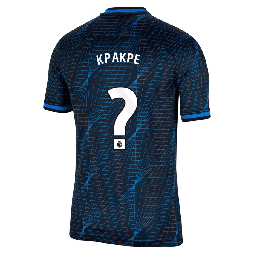 Enfant Maillot Alex Kpakpe #0 Bleu Foncé Tenues Extérieur 2023/24 T-Shirt Belgique