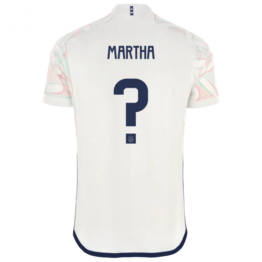 Kinder Ar'jany Martha #0 Weiß Auswärtstrikot Trikot 2023/24 T-Shirt Belgien
