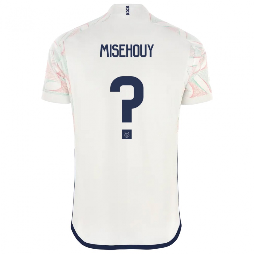 Kinderen Gabriel Misehouy #0 Wit Uitshirt Uittenue 2023/24 T-Shirt België