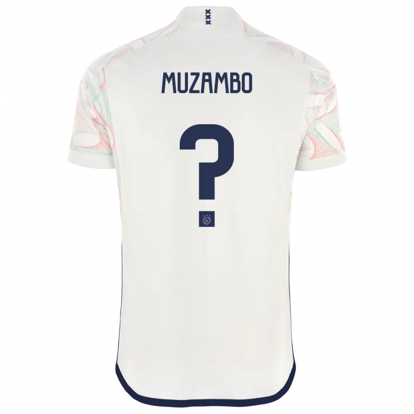 Enfant Maillot Stanis Idumbo Muzambo #0 Blanc Tenues Extérieur 2023/24 T-Shirt Belgique