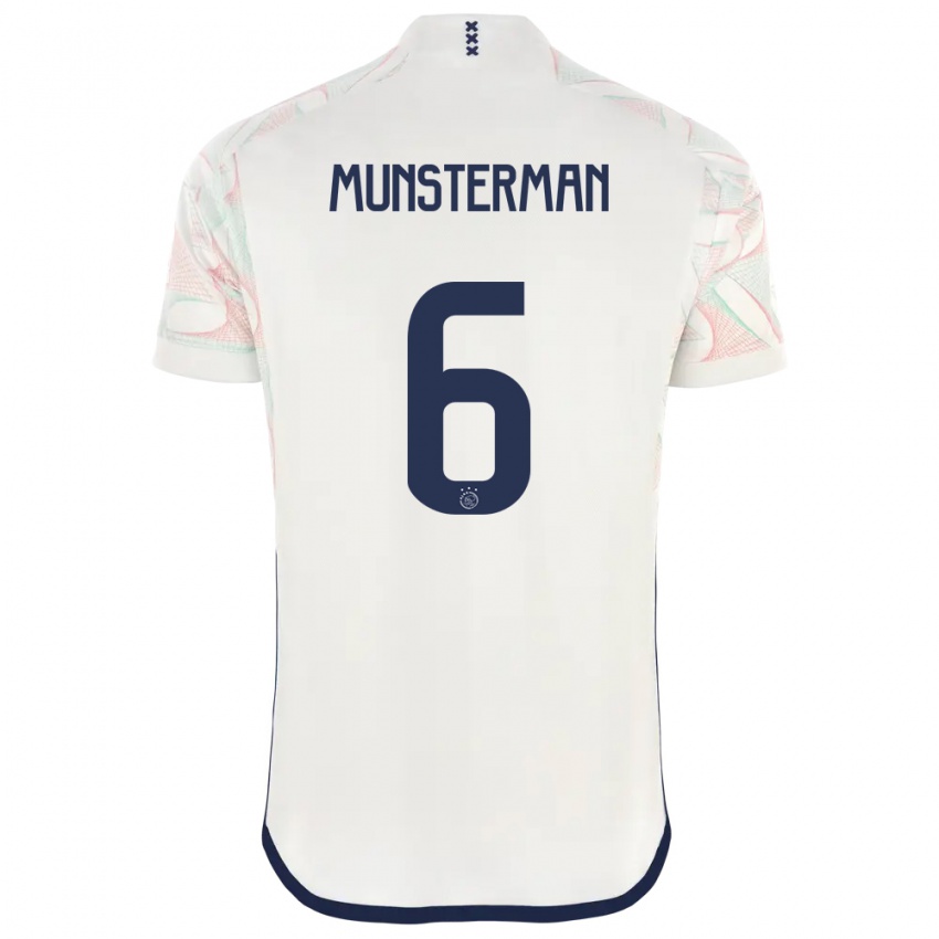 Kinderen Marthe Munsterman #6 Wit Uitshirt Uittenue 2023/24 T-Shirt België