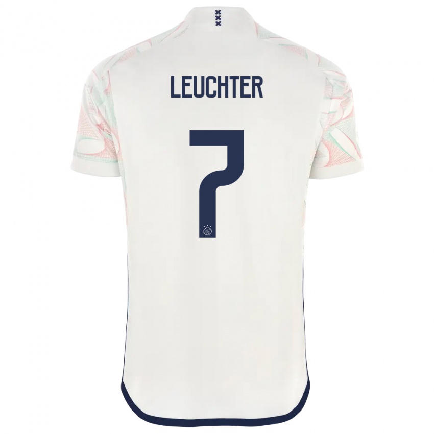 Kinder Romée Leuchter #7 Weiß Auswärtstrikot Trikot 2023/24 T-Shirt Belgien