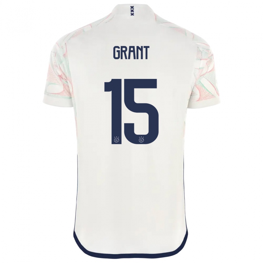 Enfant Maillot Chasity Grant #15 Blanc Tenues Extérieur 2023/24 T-Shirt Belgique