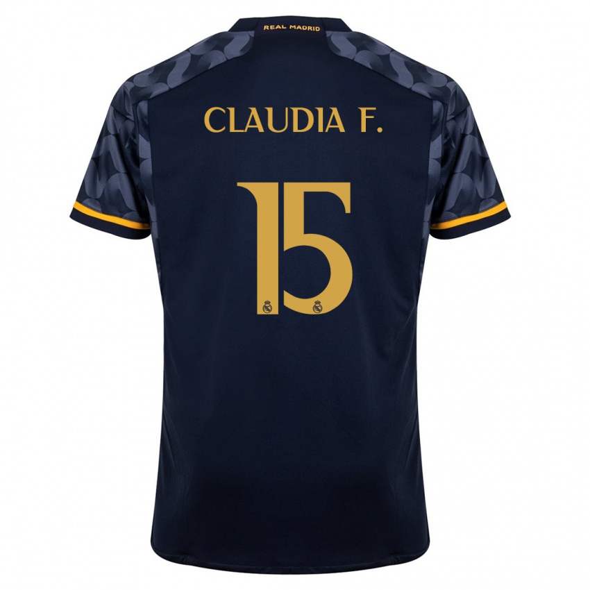 Kinder Claudia Florentino #15 Dunkelblau Auswärtstrikot Trikot 2023/24 T-Shirt Belgien