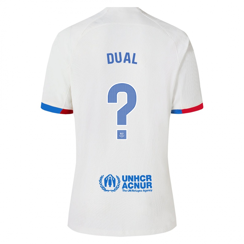 Kinder Wesley Dual #0 Weiß Auswärtstrikot Trikot 2023/24 T-Shirt Belgien