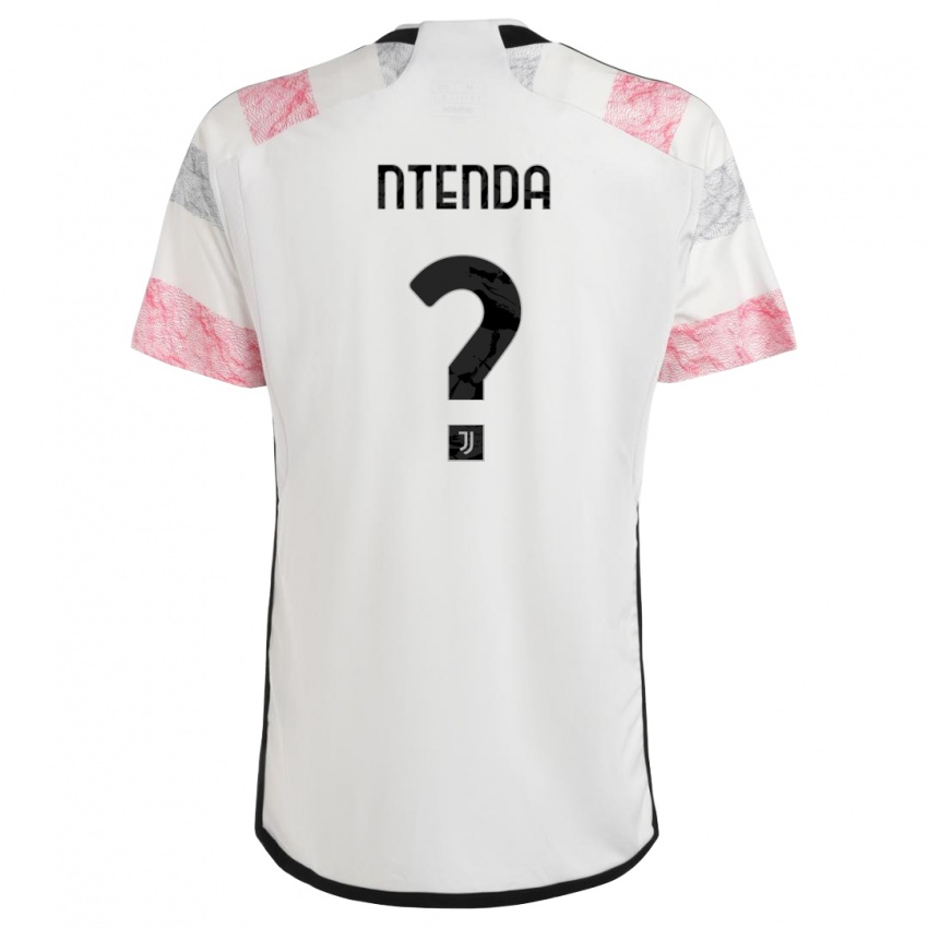 Kinder Jean-Claude Ntenda #0 Weiß Rosa Auswärtstrikot Trikot 2023/24 T-Shirt Belgien