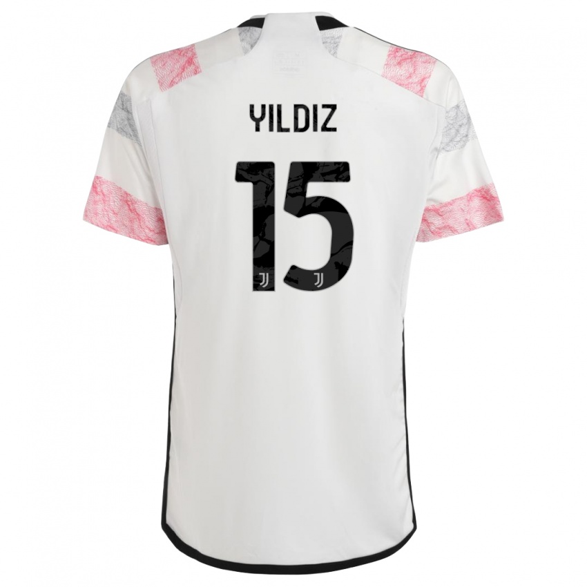 Kinderen Kenan Yildiz #0 Wit Roze Uitshirt Uittenue 2023/24 T-Shirt België